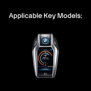 BMW Smart Display Key Case with M-Strap – Motorsport Inspired Protective Shell (White) by ADDICT