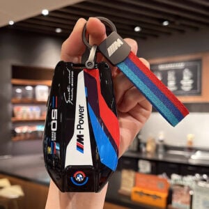 BMW Smart Display Key Case with M-Strap – Motorsport Inspired Protective Shell (Black) by ADDICT