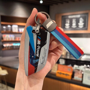 BMW Key Case with M-Strap – Motorsport Inspired Protective Shell (Grey) by ADDICT