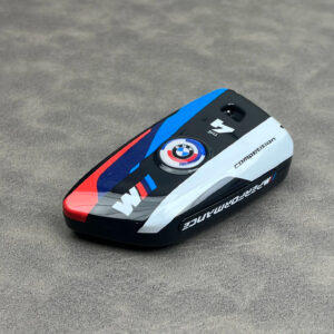 BMW Key Case C-Type (Black) – Compatible with 2022+ 4 Series, 2 Series, i4, and 2023+ M2 from the Sports Car Racing Collectibles store collection.