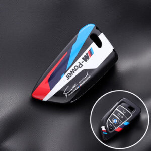 BMW B-Type Key Case (Black) – Compatible with 2022+ 4 Series Coupe, 2 Series Sedan, and Blade Keys for 1–8 Series, Z4, X1–X7 from the Sports Car Racing Collectibles store collection.