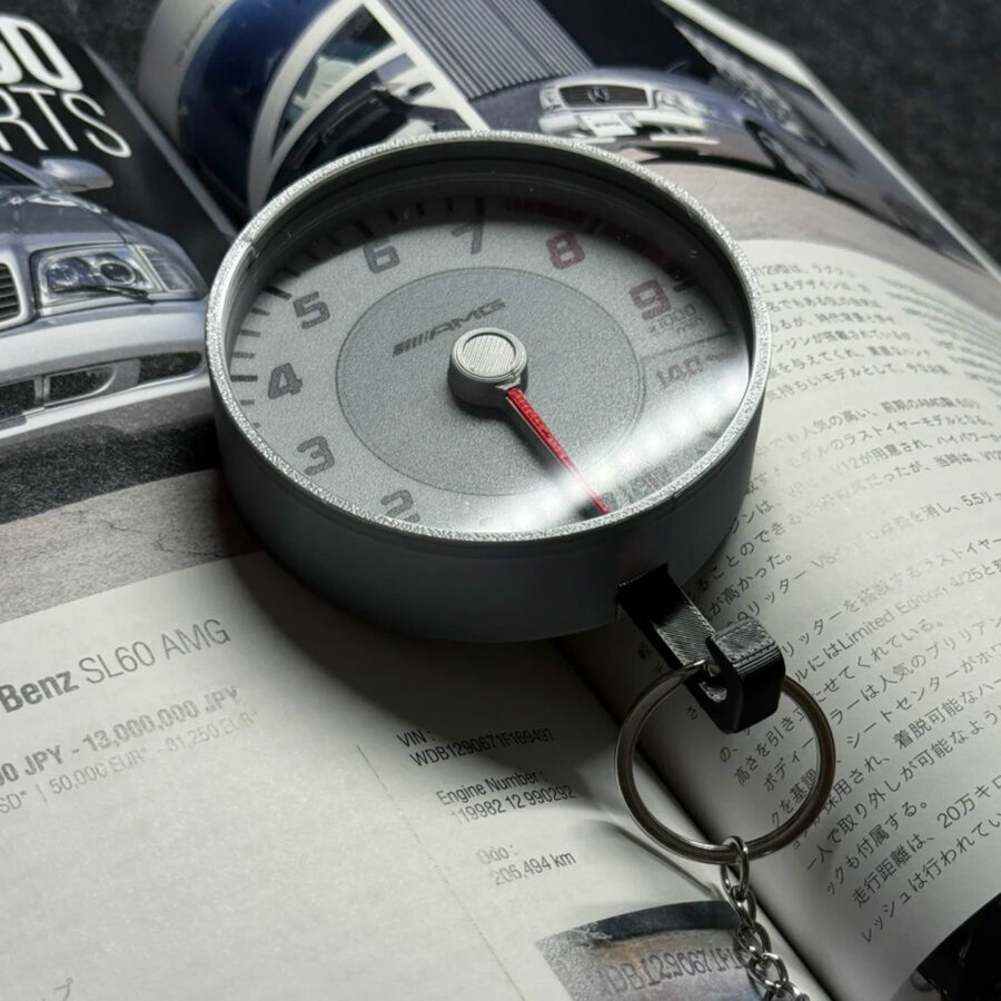 Mercedes-Benz SLS AMG Tachometer Keychain – AMG Spirit Edition Automotive