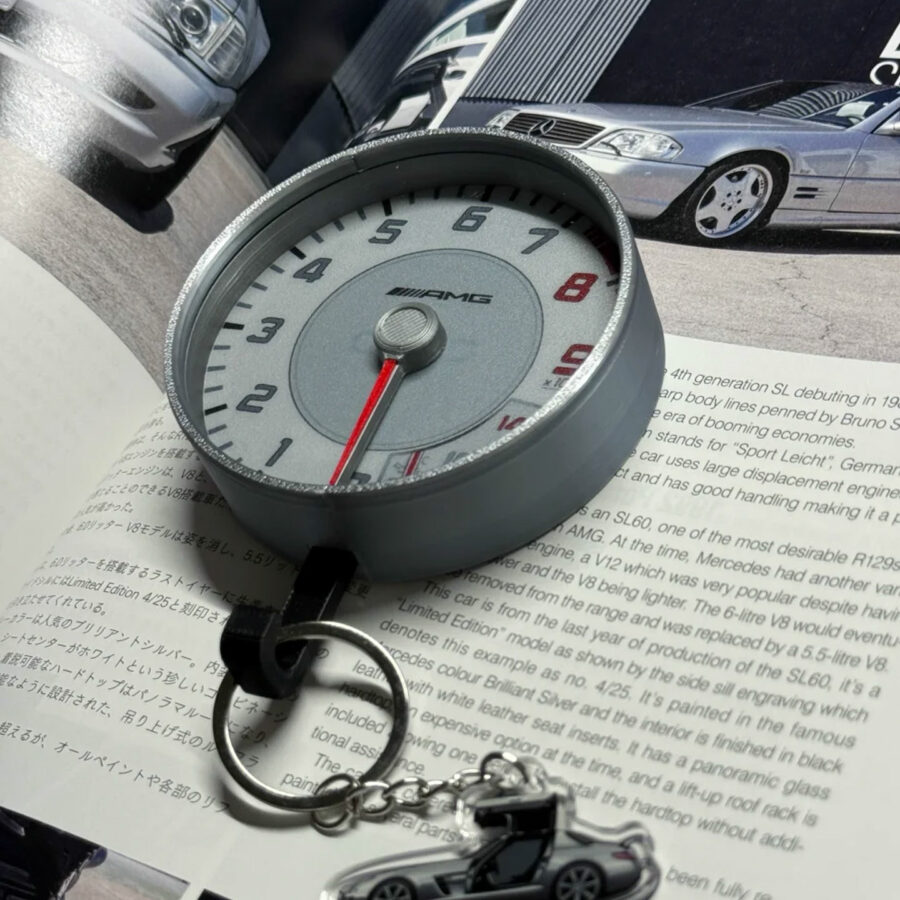 Mercedes-Benz SLS AMG Tachometer Keychain – AMG Spirit Edition Automotive