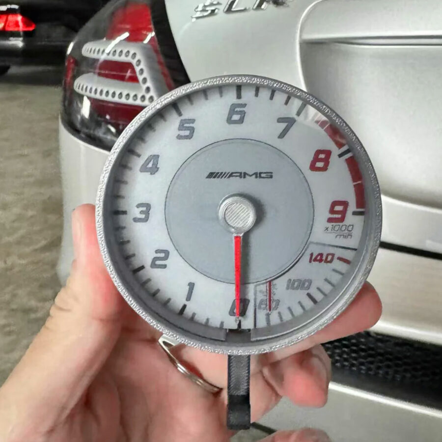 Mercedes-Benz SLS AMG Tachometer Keychain – AMG Spirit Edition Automotive