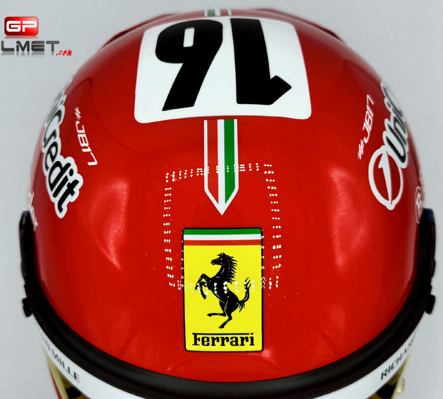Charles Leclerc 2025 MONZA GP F1 Helmet Ferrari F1 from the Charles Leclerc store collection.