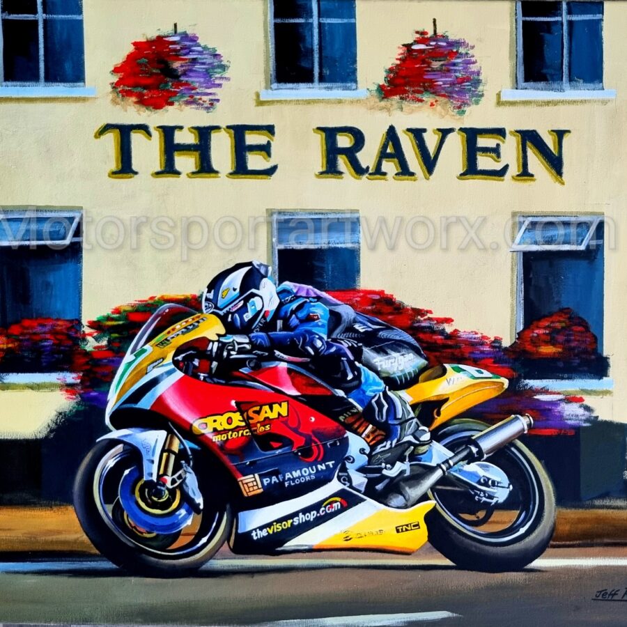 The Bull and The Raven. Michael Dunlop limited edition print. from the Formula 1 Memorabilia store collection.