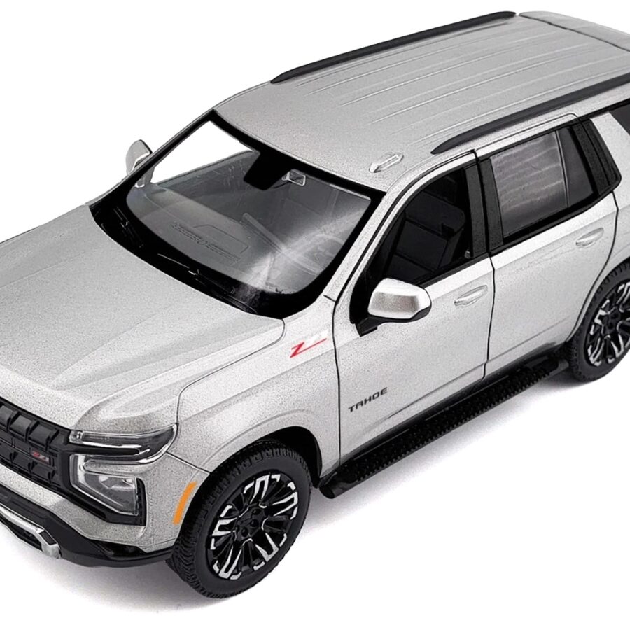 2025 Chevrolet Tahoe Z71 Gray Metallic "Timeless Legends" Series 1/24 Diecast Model Car by Motormax Sports Car Racing Model Cars