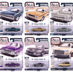 Auto World Premium 2025 Release 2 Set B of 6 pieces 1/64 Diecast Model Cars by Auto World from the Sports Car Racing Model Cars store collection.