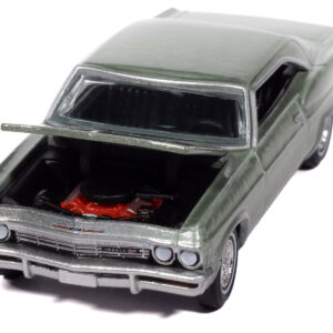 1965 Chevrolet Impala SS 396 Willow Green Metallic "Vintage Muscle" Series 1/64 Diecast Model Car by Auto World from the Sports Car Racing Model Cars store collection.