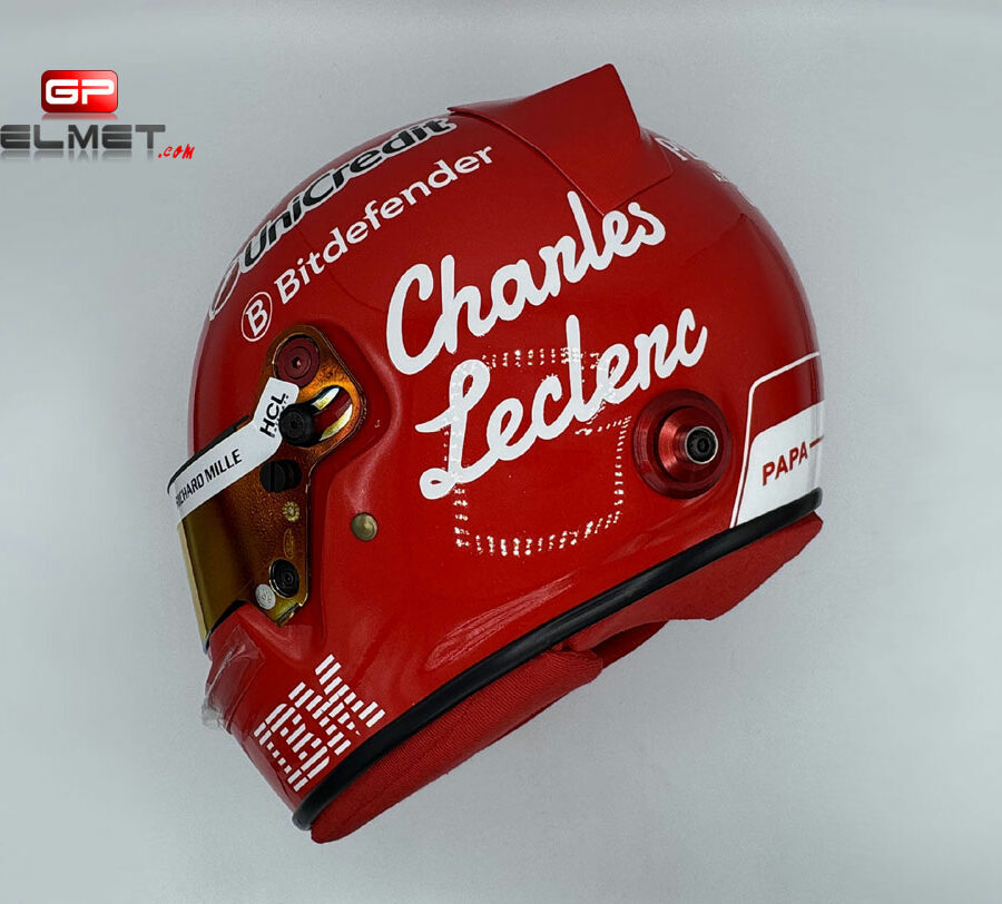 Charles Leclerc 2025 MONZA GP F1 Helmet Ferrari F1 from the Charles Leclerc store collection.