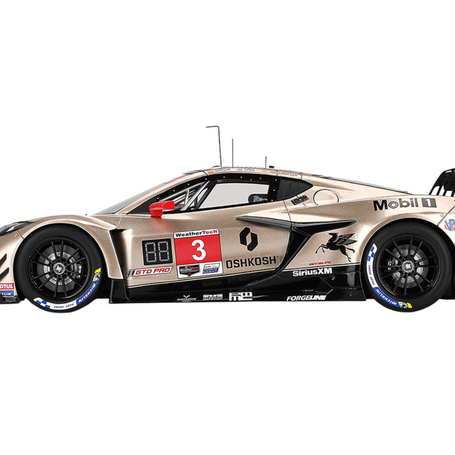 Chevrolet Corvette Z06 GT3.R #3 Antonio Garcia - Daniel Juncadella - Alexander Sims "Corvette Racing by Pratt Miller Motorsports" "12 Hours of Sebring" (2024) 1/18 Model Car by Top Speed Automotive